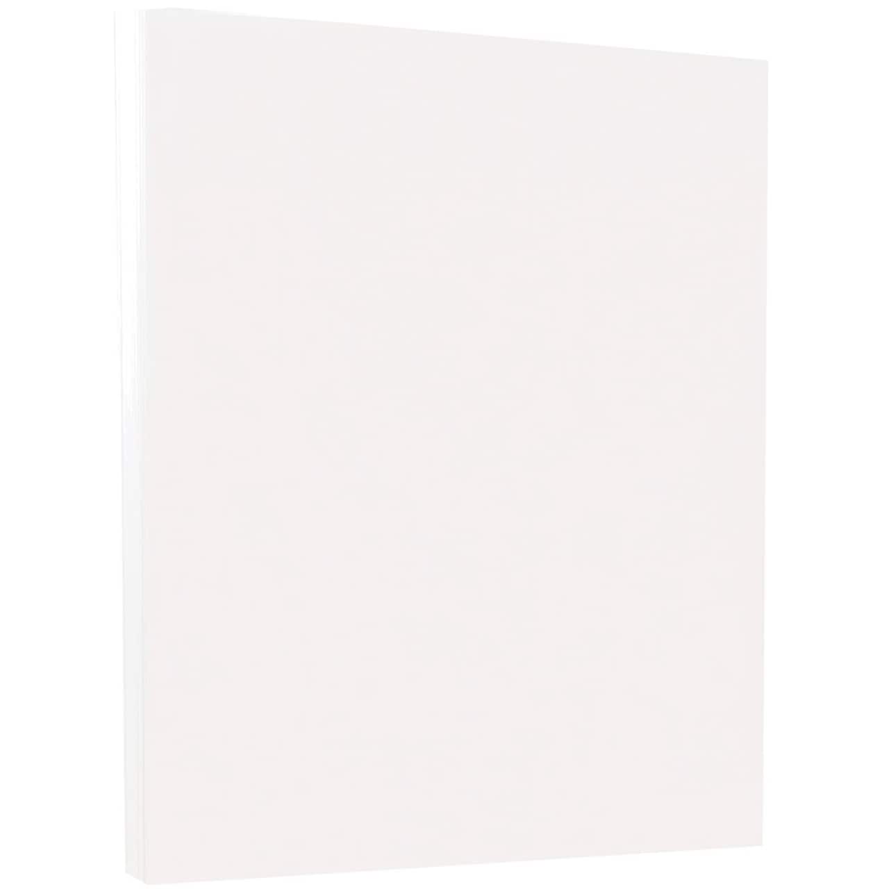 JAM Paper 8.5'' x 11'' 67lb. Vellum Bristol Cardstock, 50 Sheets